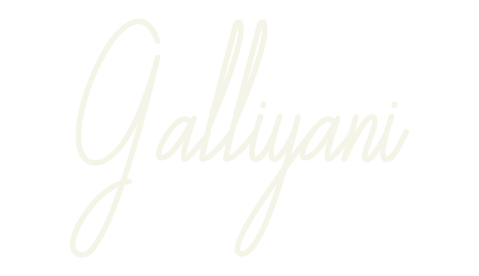 Galliyani, signature font preview