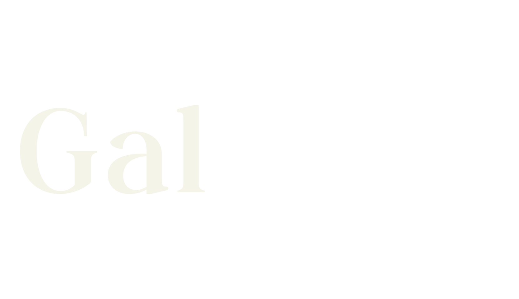 Galmine, modern font preview
