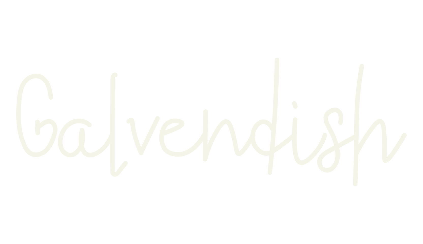 Galvendish, cursive font preview