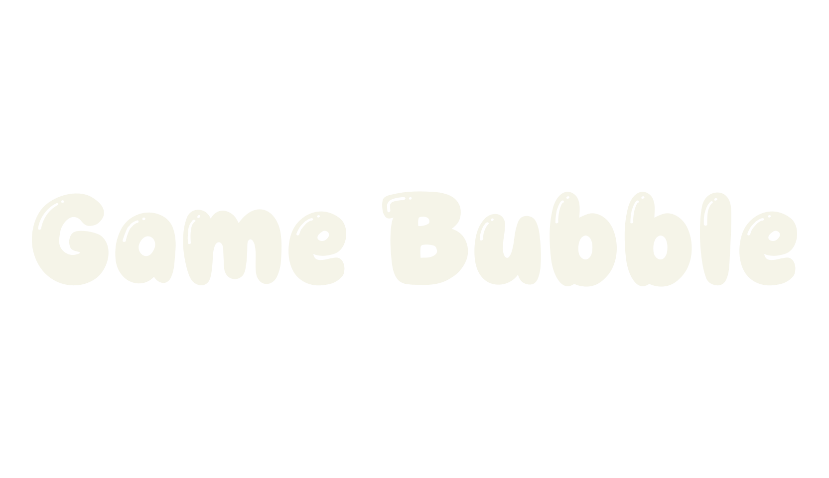 Game Bubble, fashion script font preview