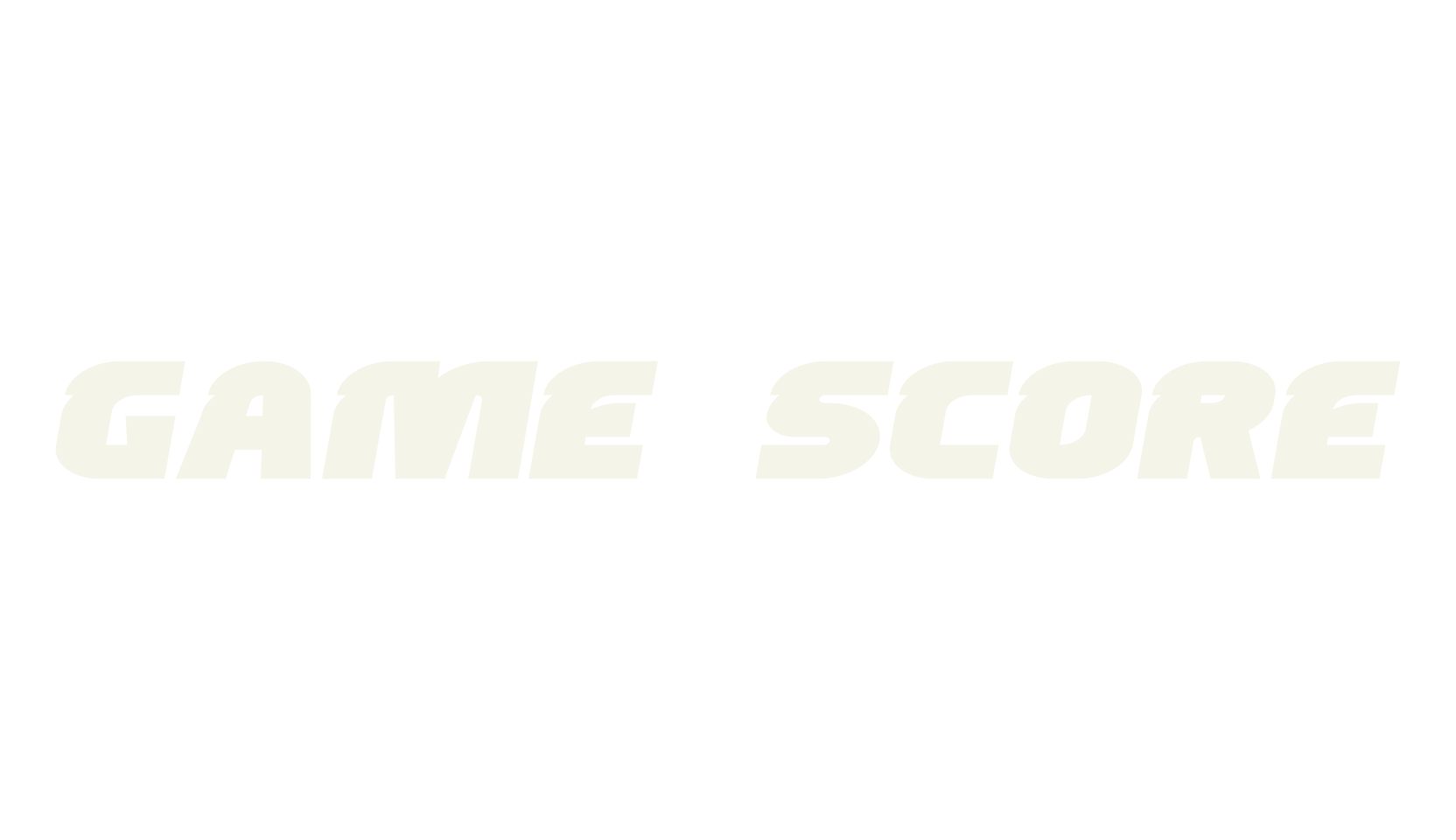 Game Score, big font preview