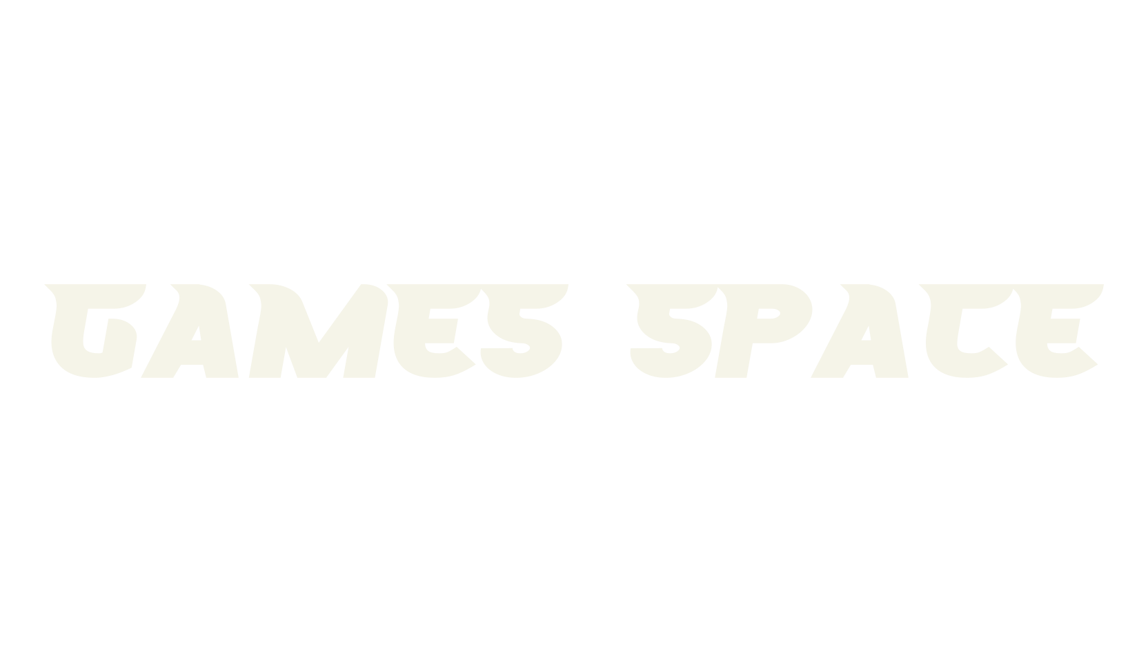 Games Space, racing font preview