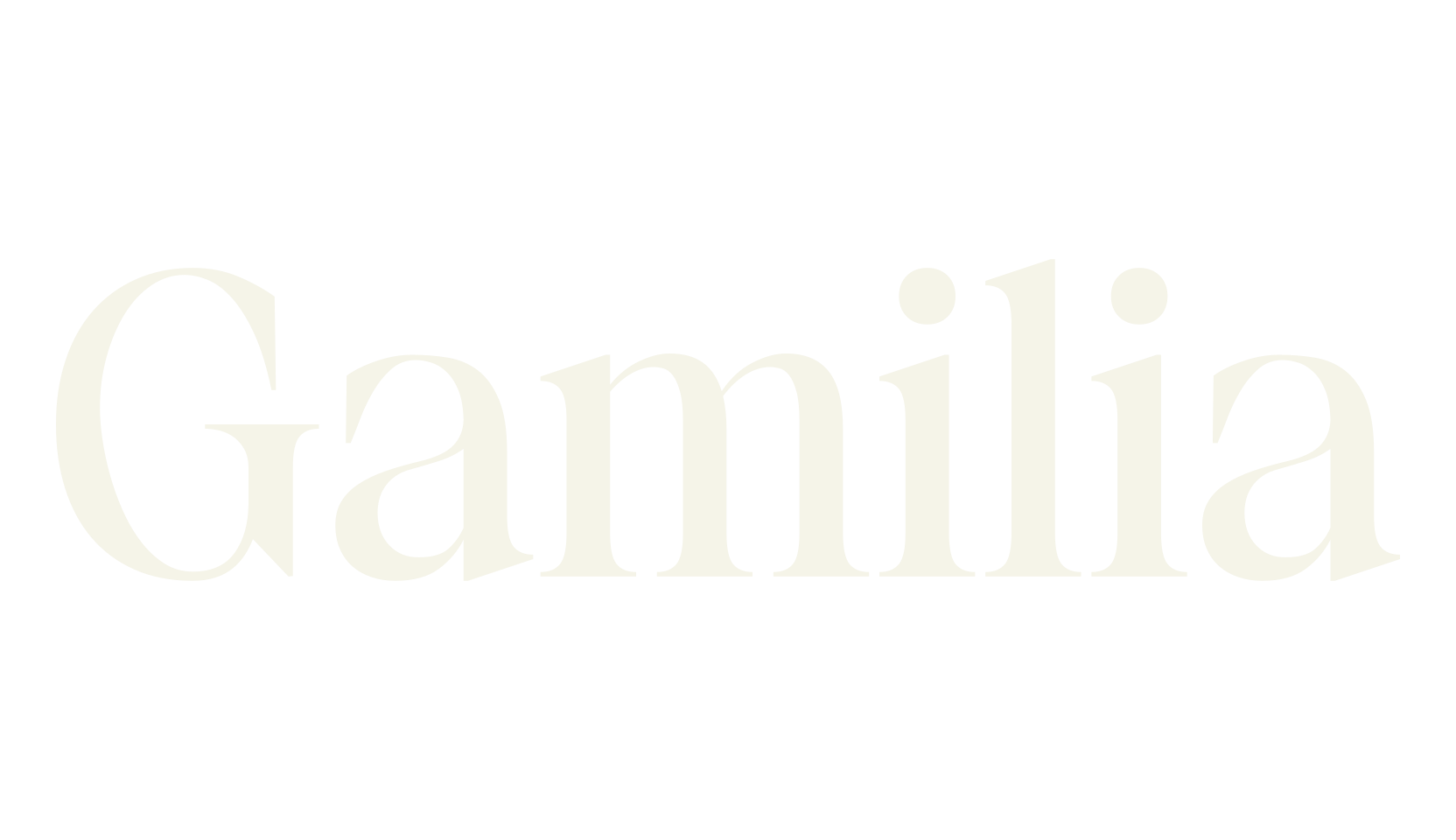 Gamilia, display market font preview