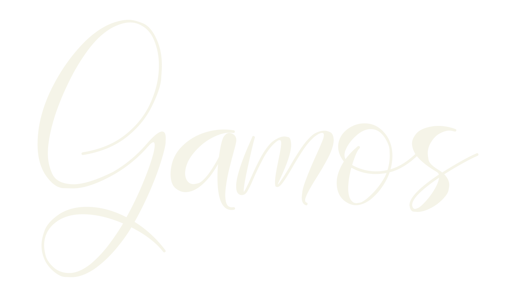 Gamos, wedding font preview