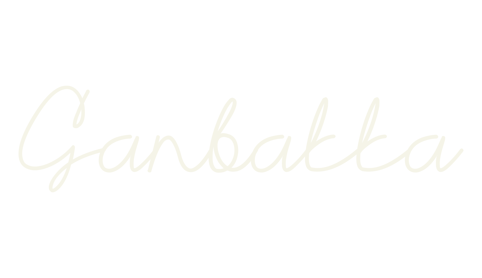 Ganbatta, handwriting font preview