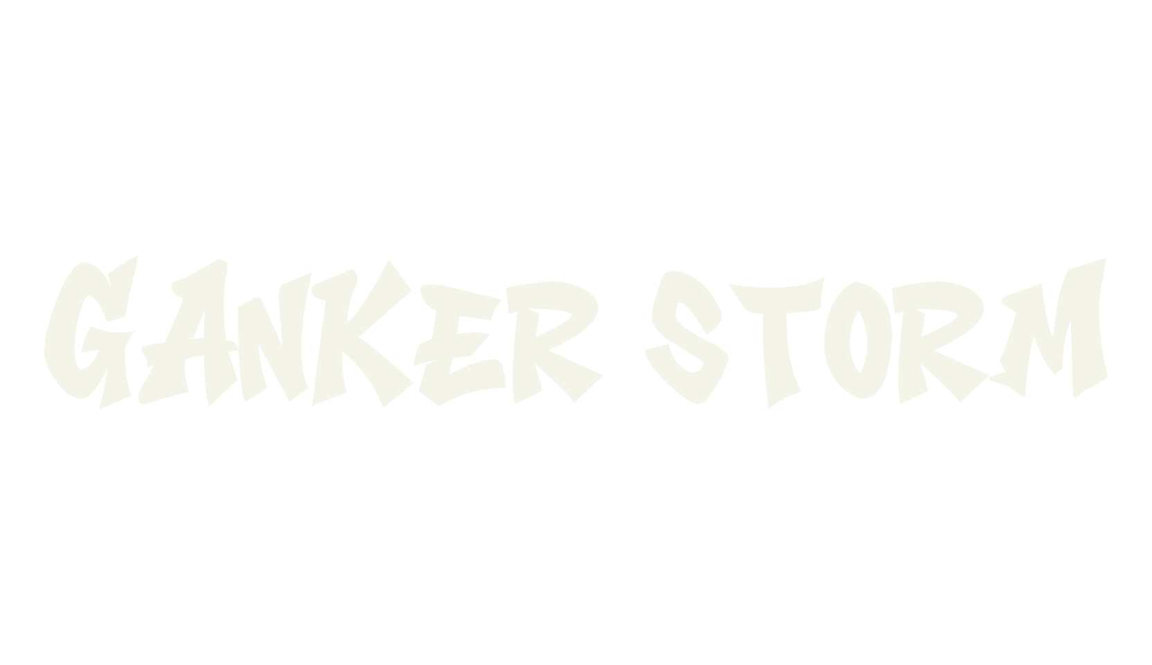 Ganker Storm, graffiti font preview