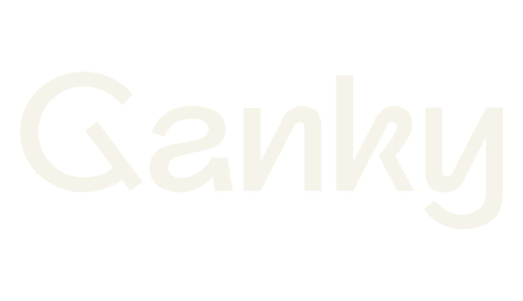 Ganky, sans serif font preview