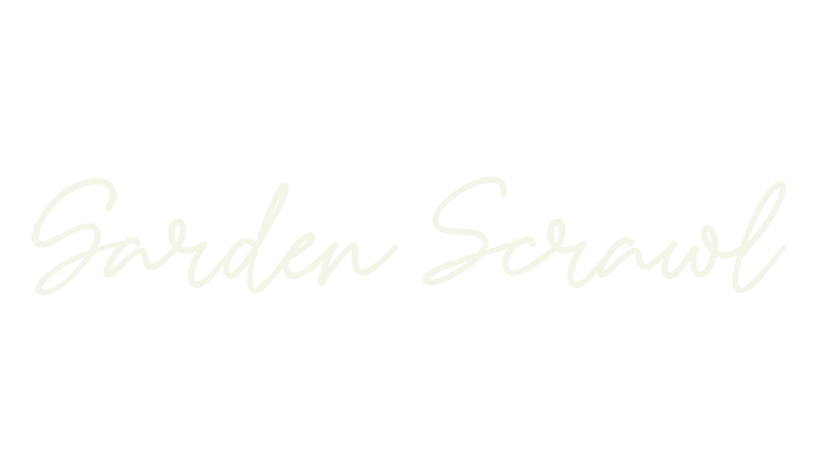Garden Scrawl, cursive font preview