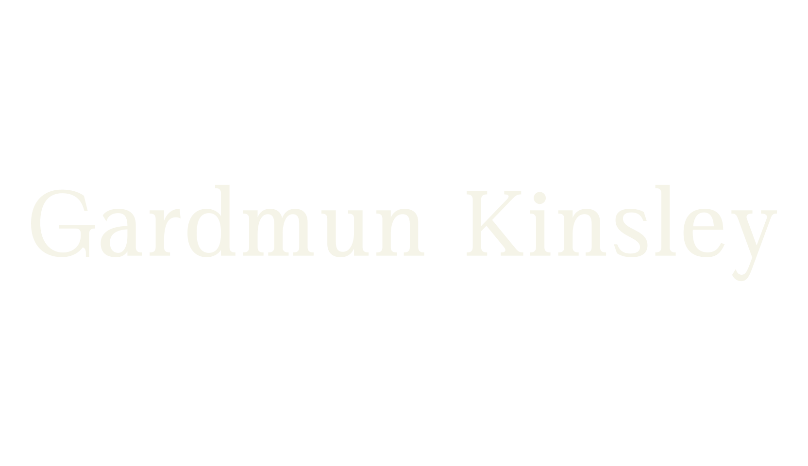 Gardmun Kinsley, serif font preview