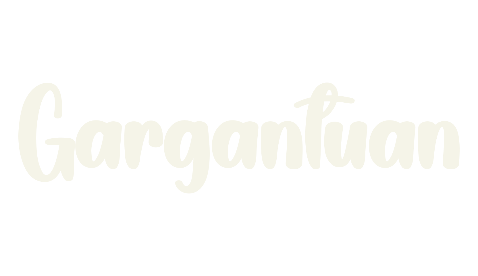 Gargantuan, calligraphy font preview