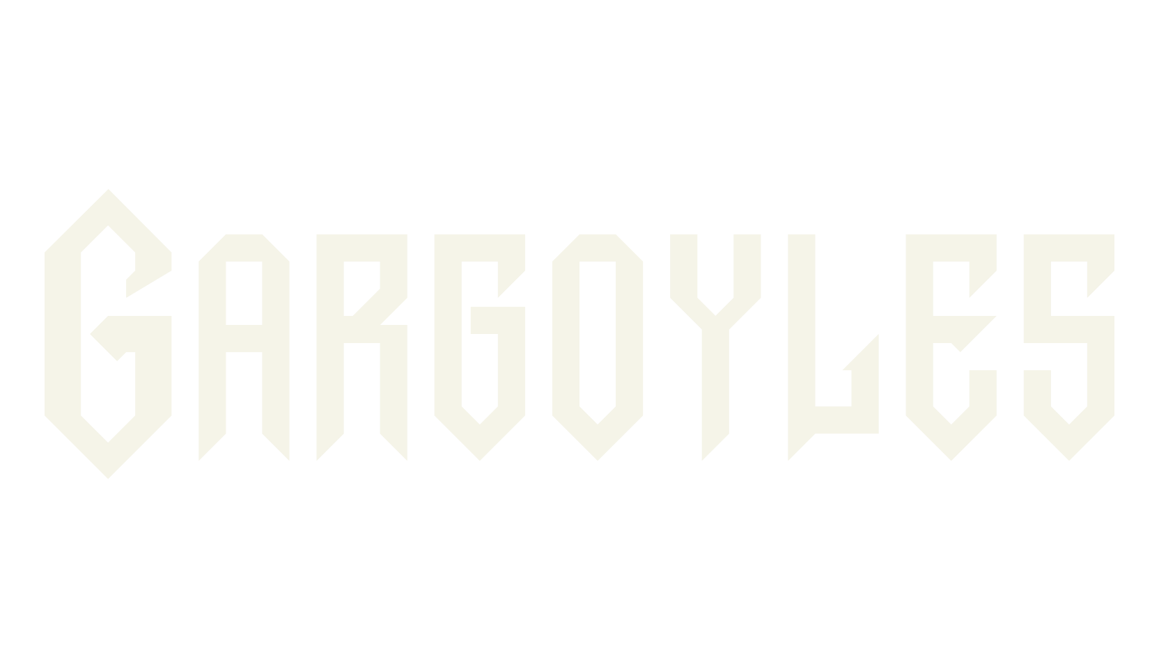 Gargoyles, display market font preview