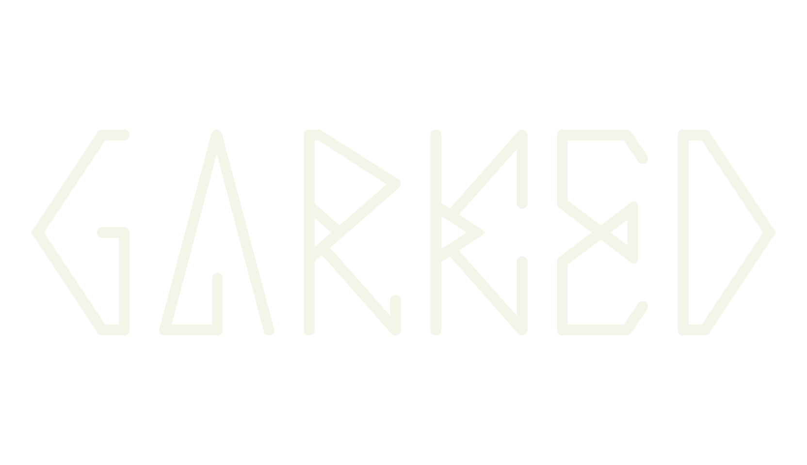 Garked, typography font preview