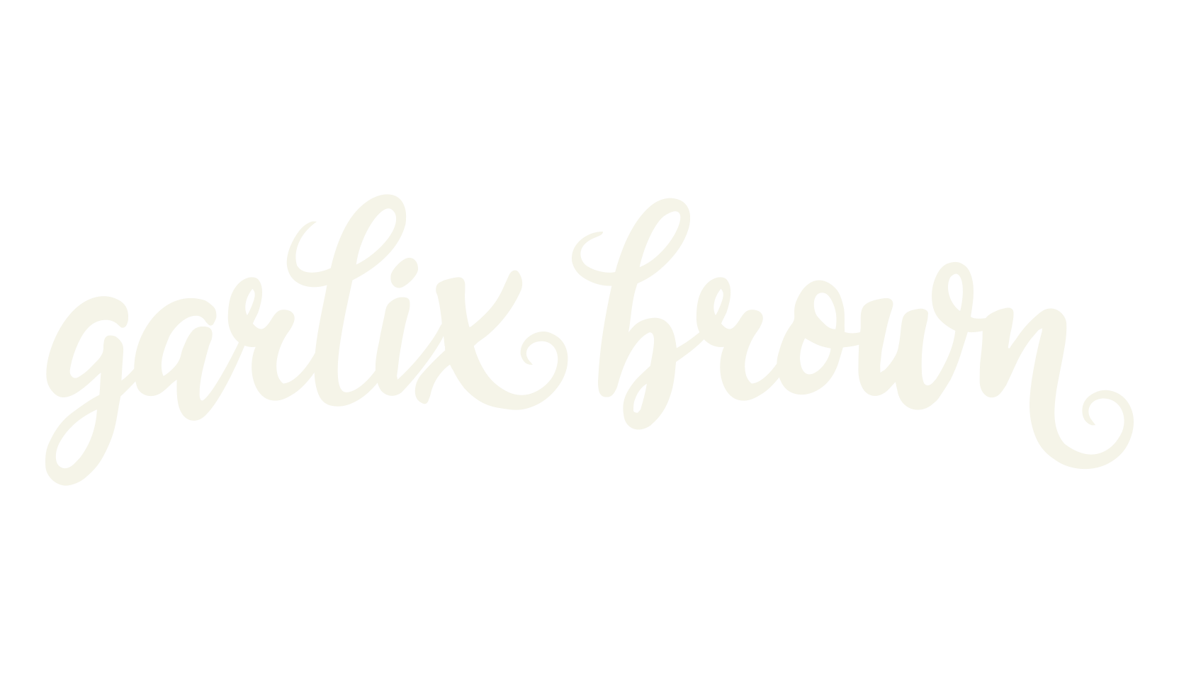 garliXbrowN, calligraphy font preview