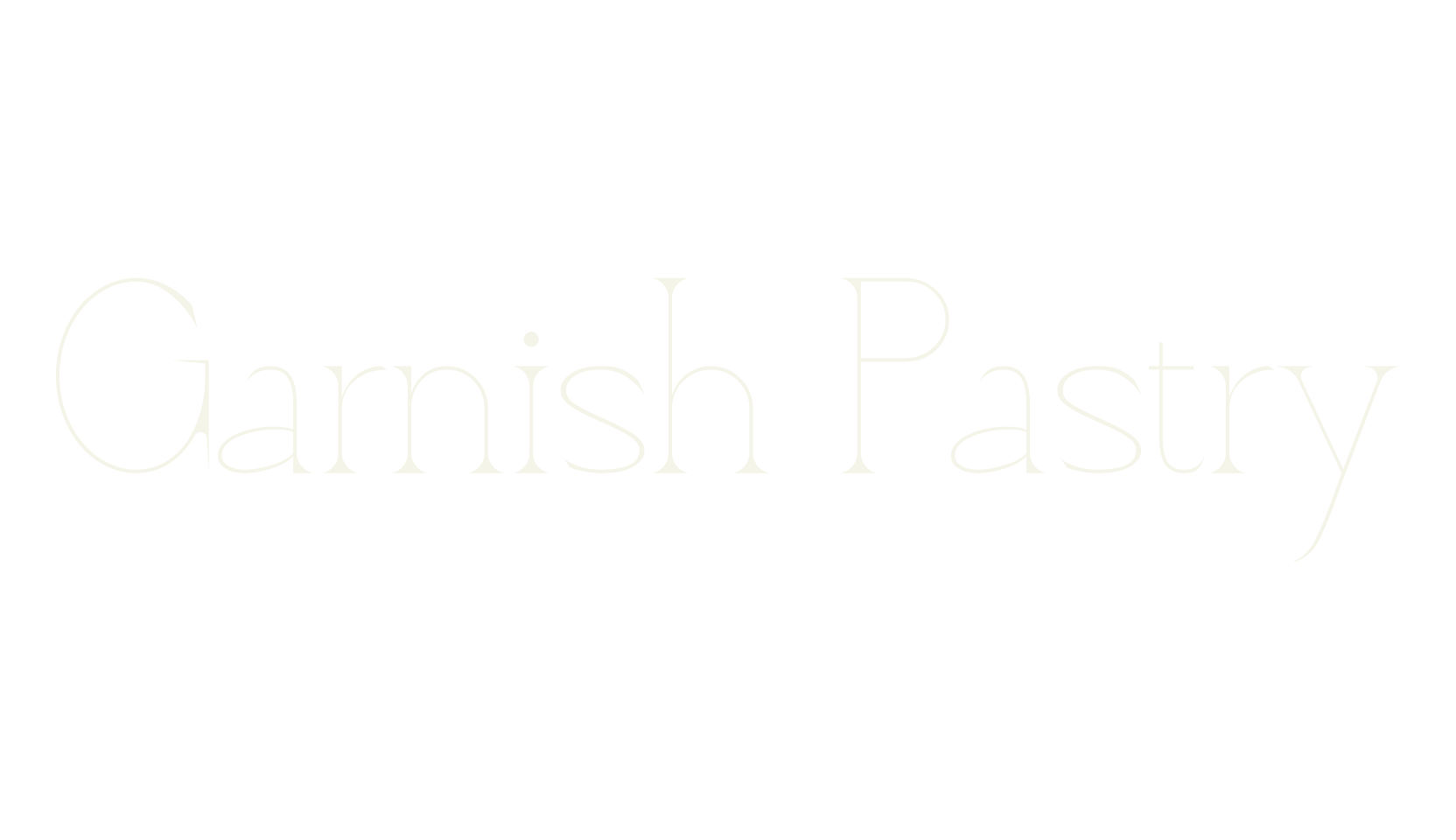 Garnish Pastry, thin font preview
