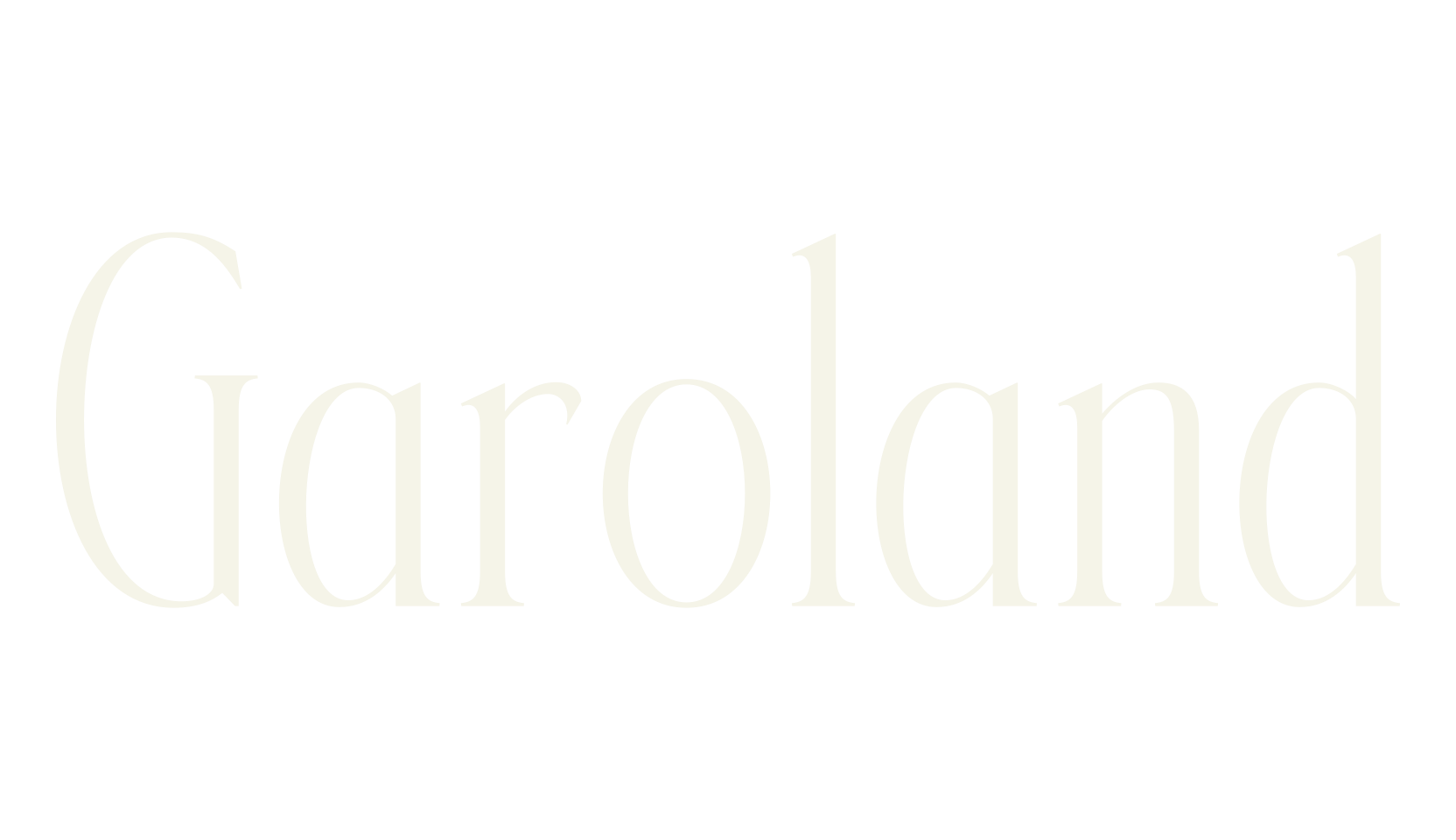 Garoland, christmas font preview