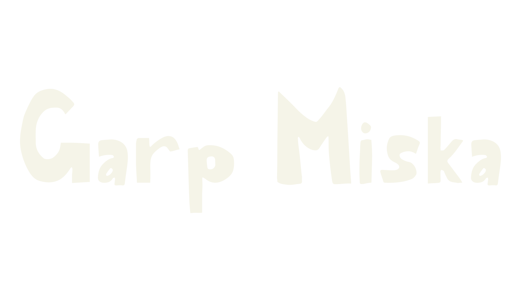 Garp Miska, cartoon font preview