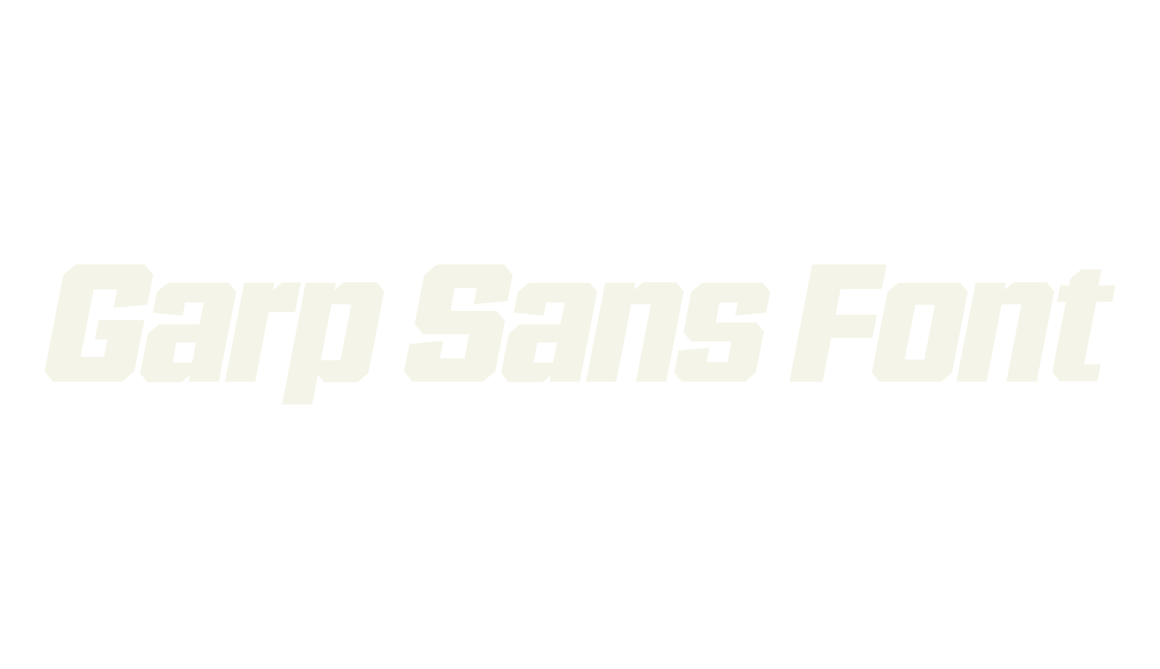 Garp Sans Font, espn college football font preview