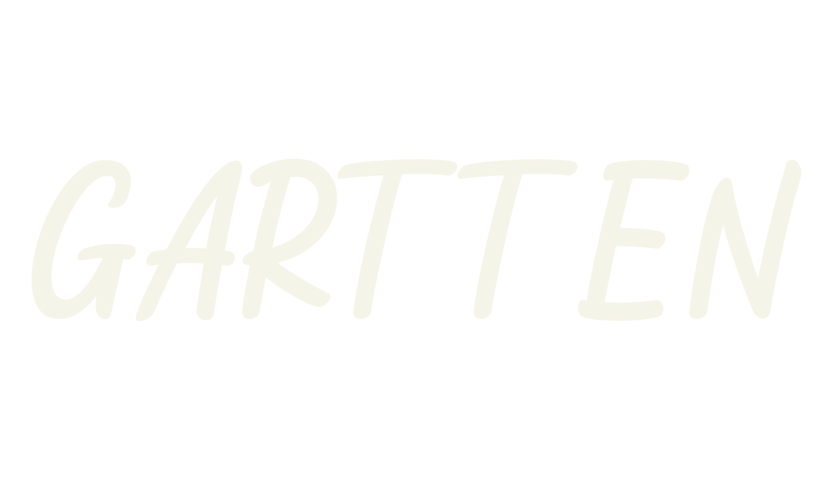 GARTTEN, modern font preview