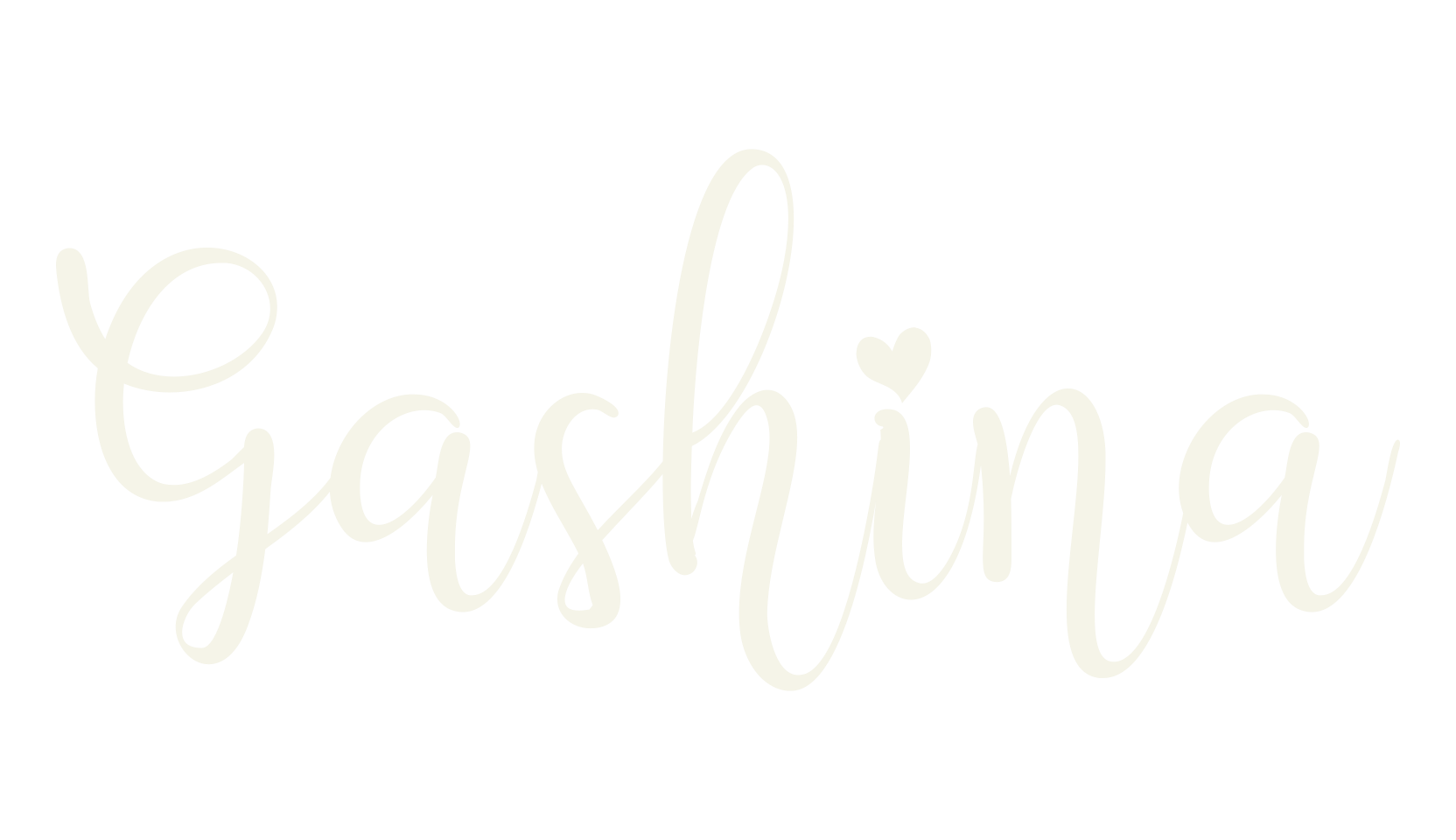 Gashina, script font preview