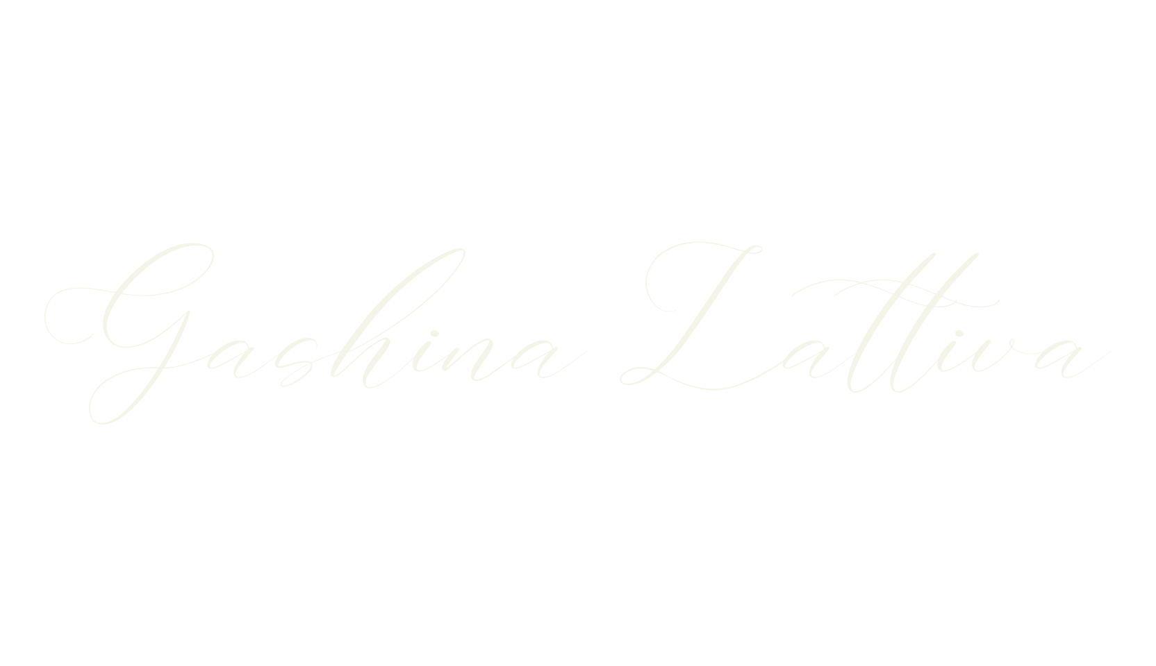 Gashina Lattiva, script font preview