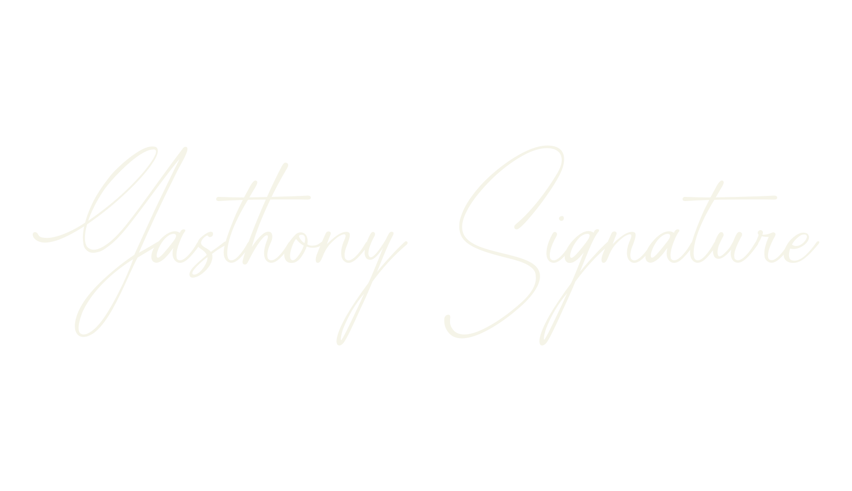 Gasthony Signature, signature font preview