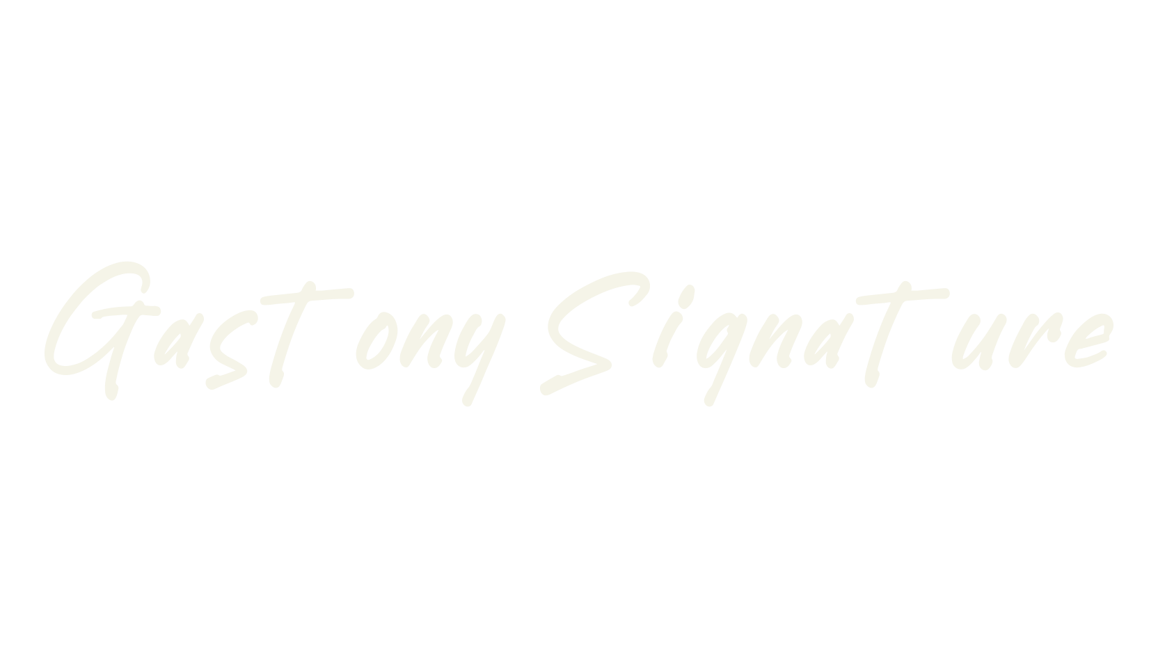 Gastony Signature, script font preview