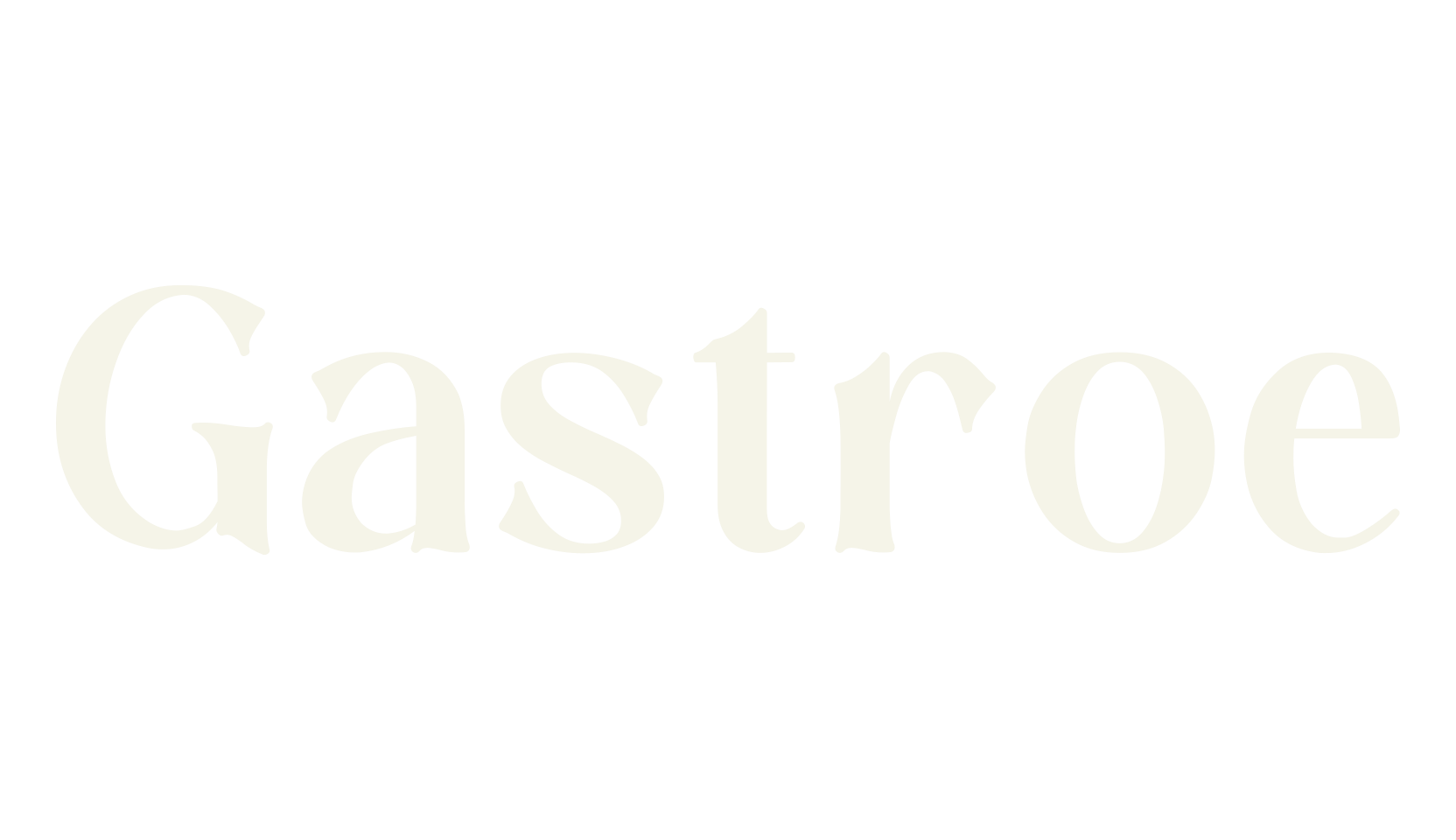 Gastroe, sans font preview