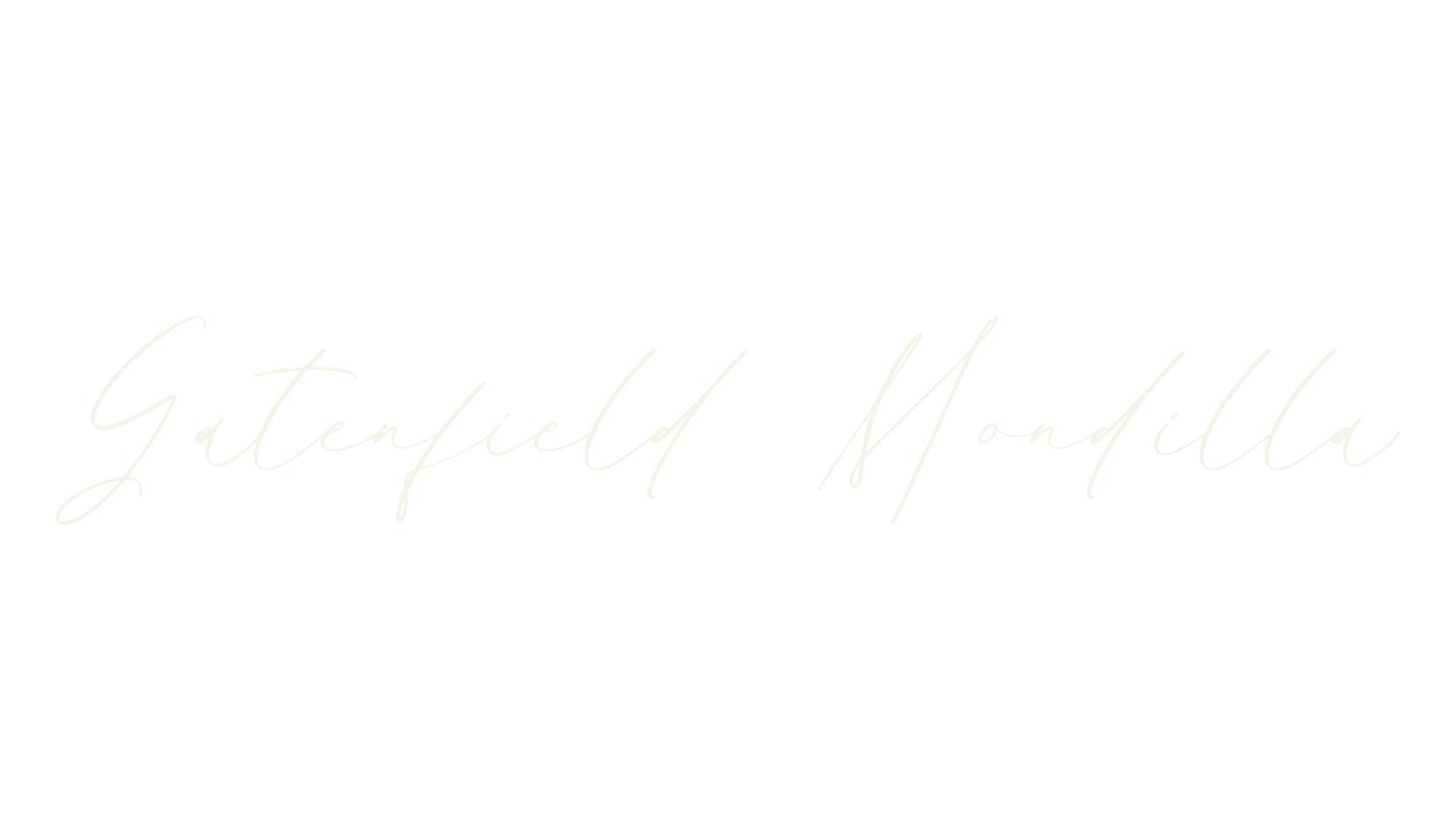 Gatenfield Mondilla, script font preview
