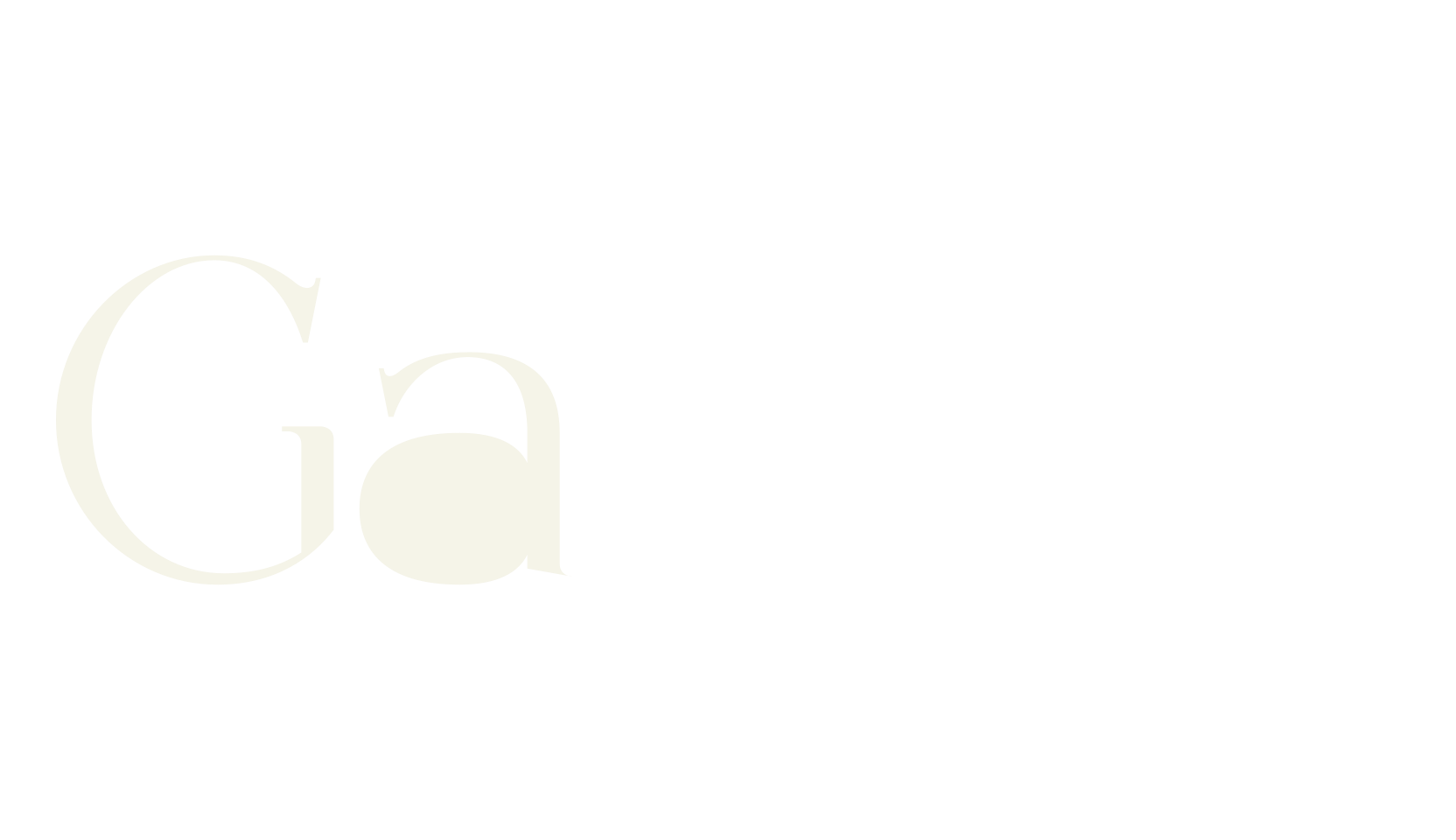 Gathen, modern font preview