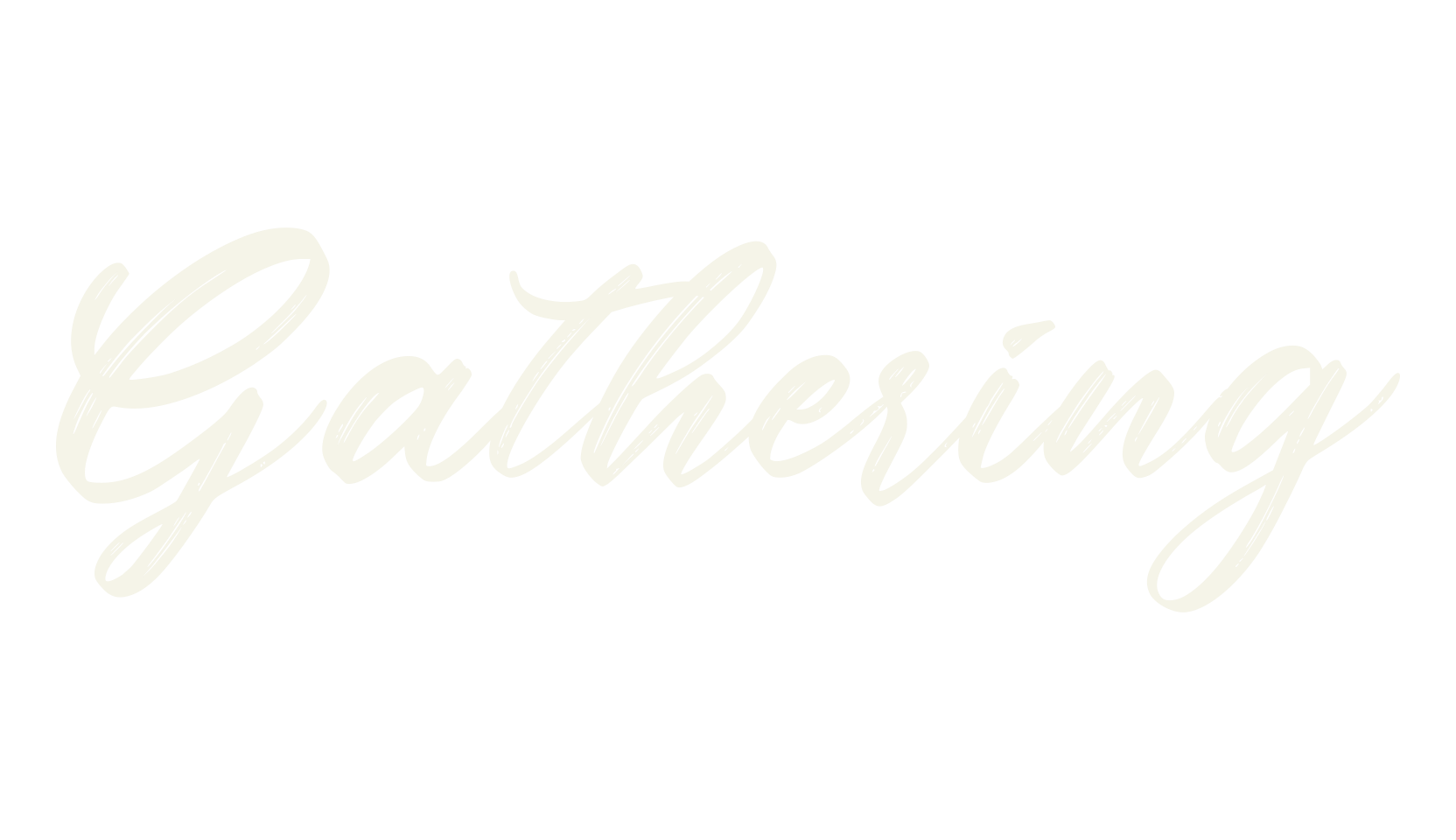 Gathering, fashion script font preview