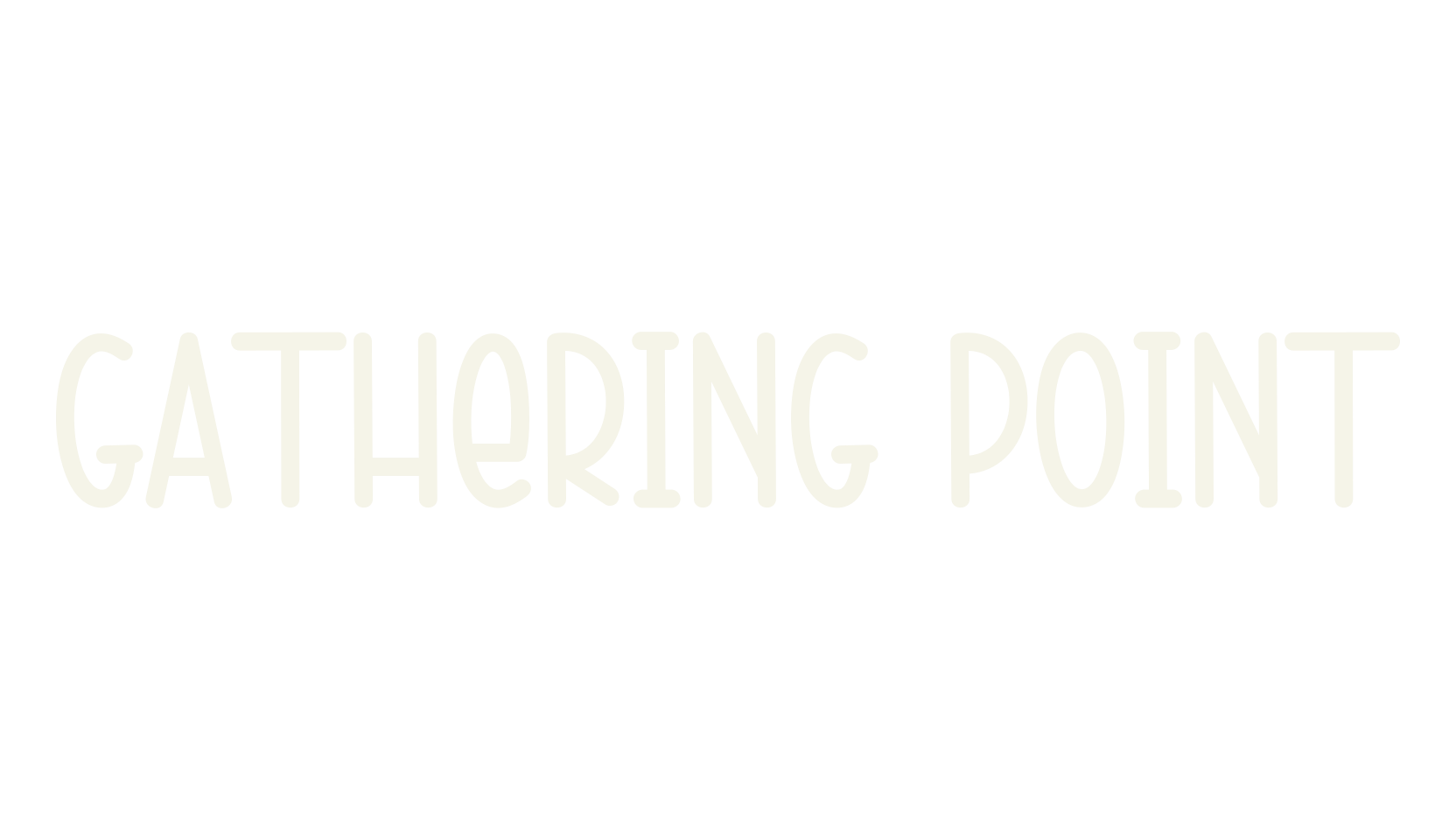 Gathering Point, christmas font preview