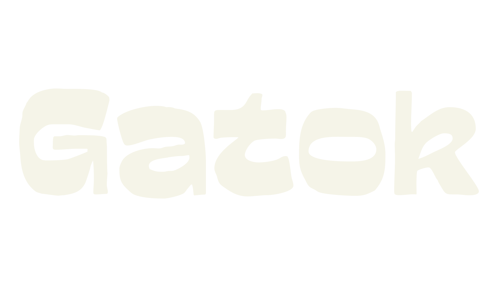 Gatok, cute font preview