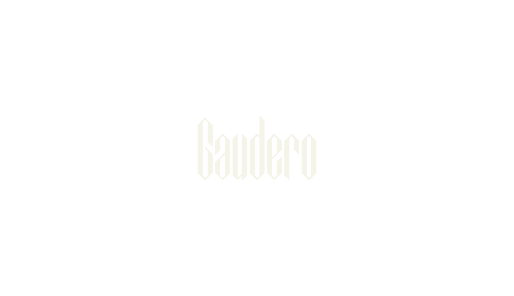 Gaudero, metal font preview