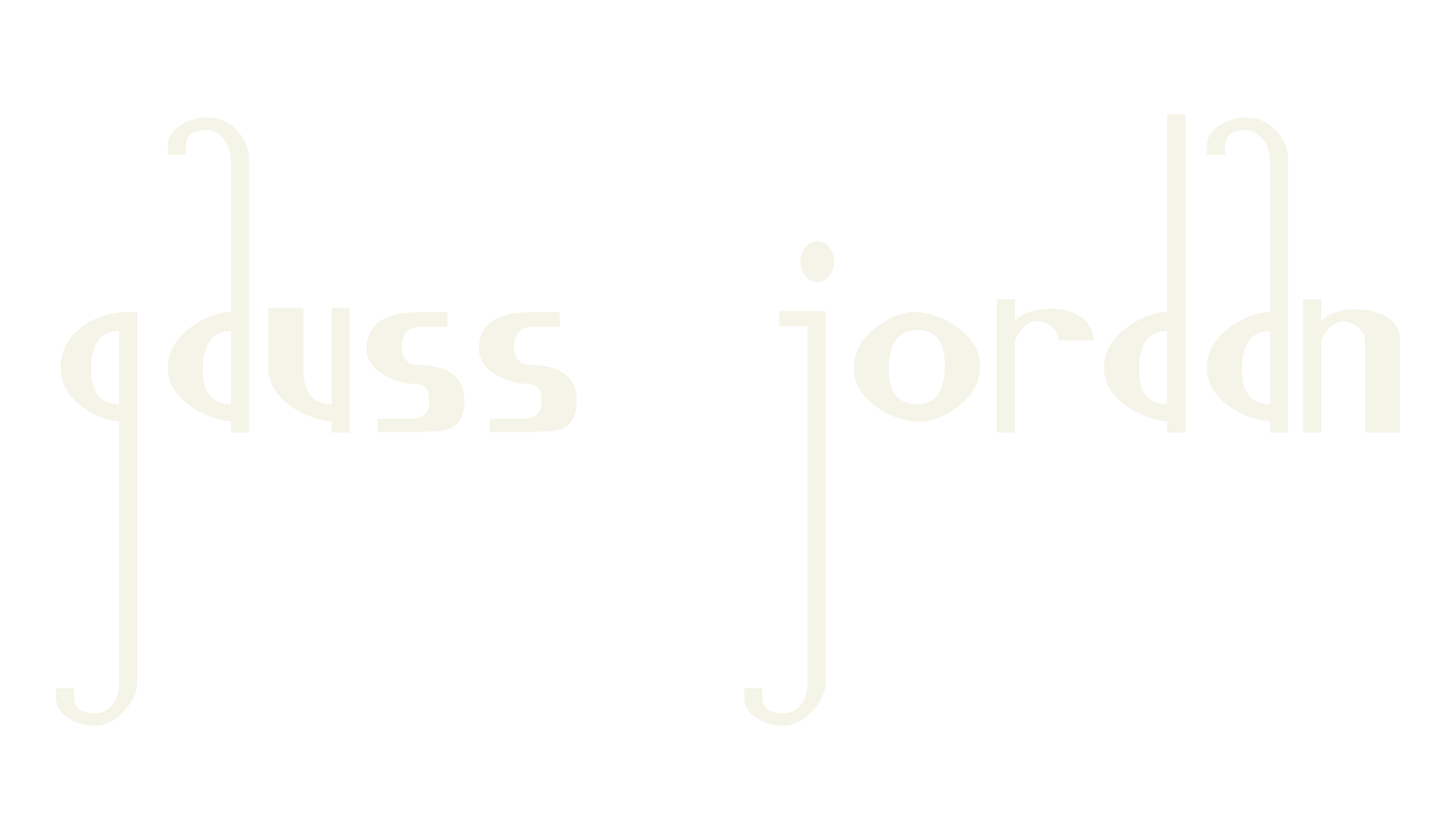 Gauss Jordan, tall font preview