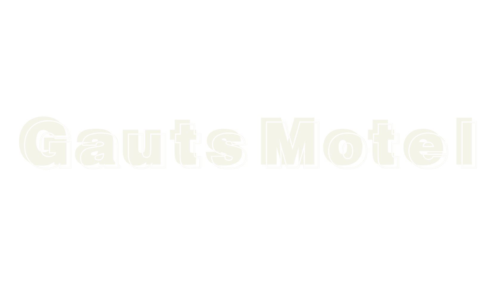 Gauts Motel, fashion sign font preview