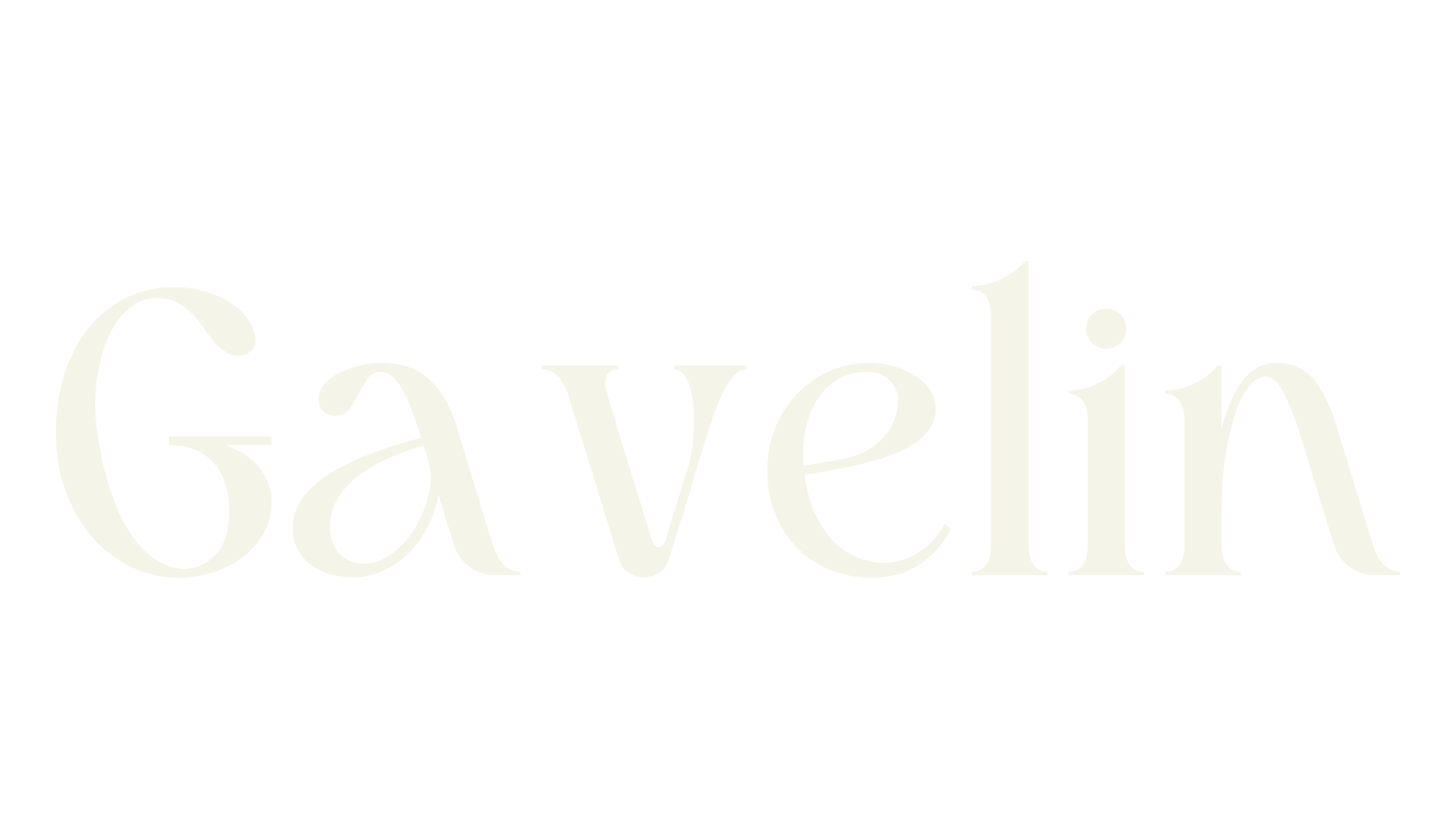 Gavelin, luxury font preview