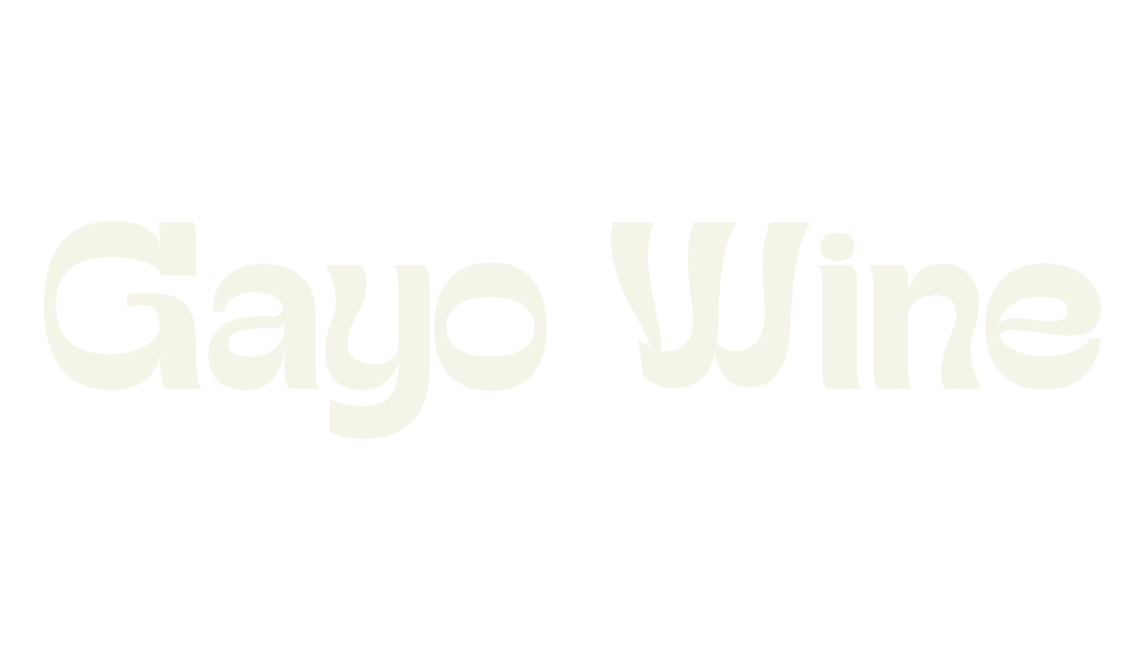 Gayo Wine, typewriter font preview