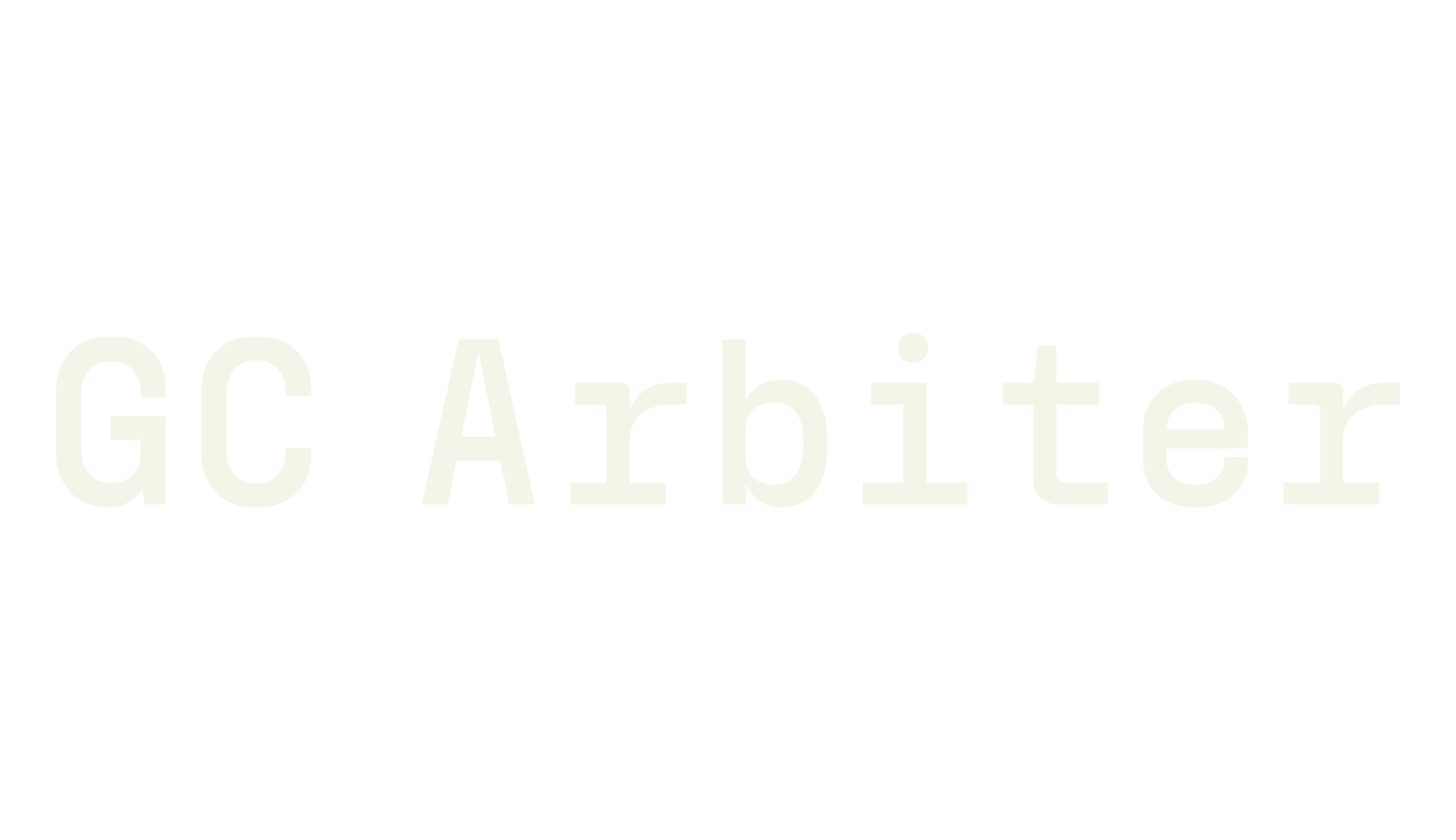 GC Arbiter, sans serif font preview