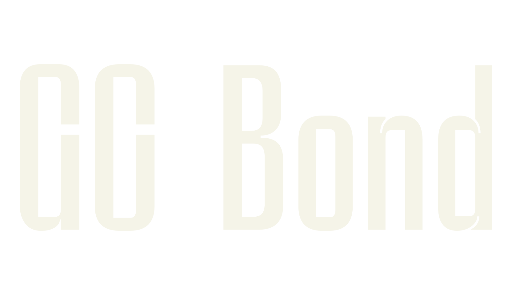 GC Bond, condensed font preview