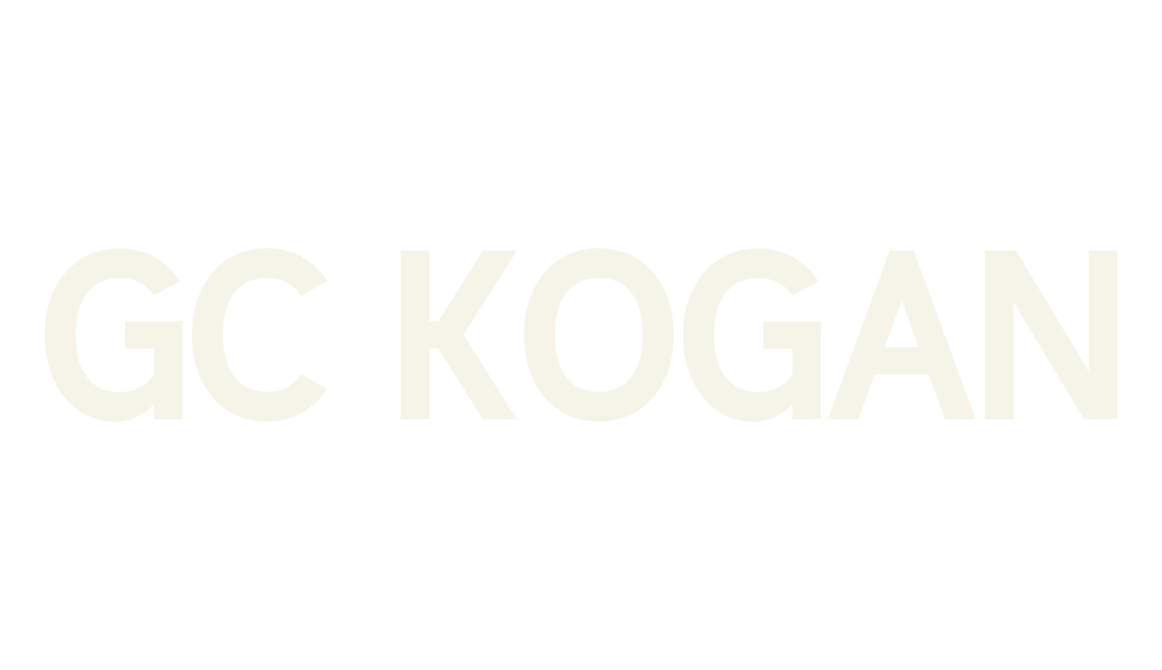 GC KOGAN, digital font preview