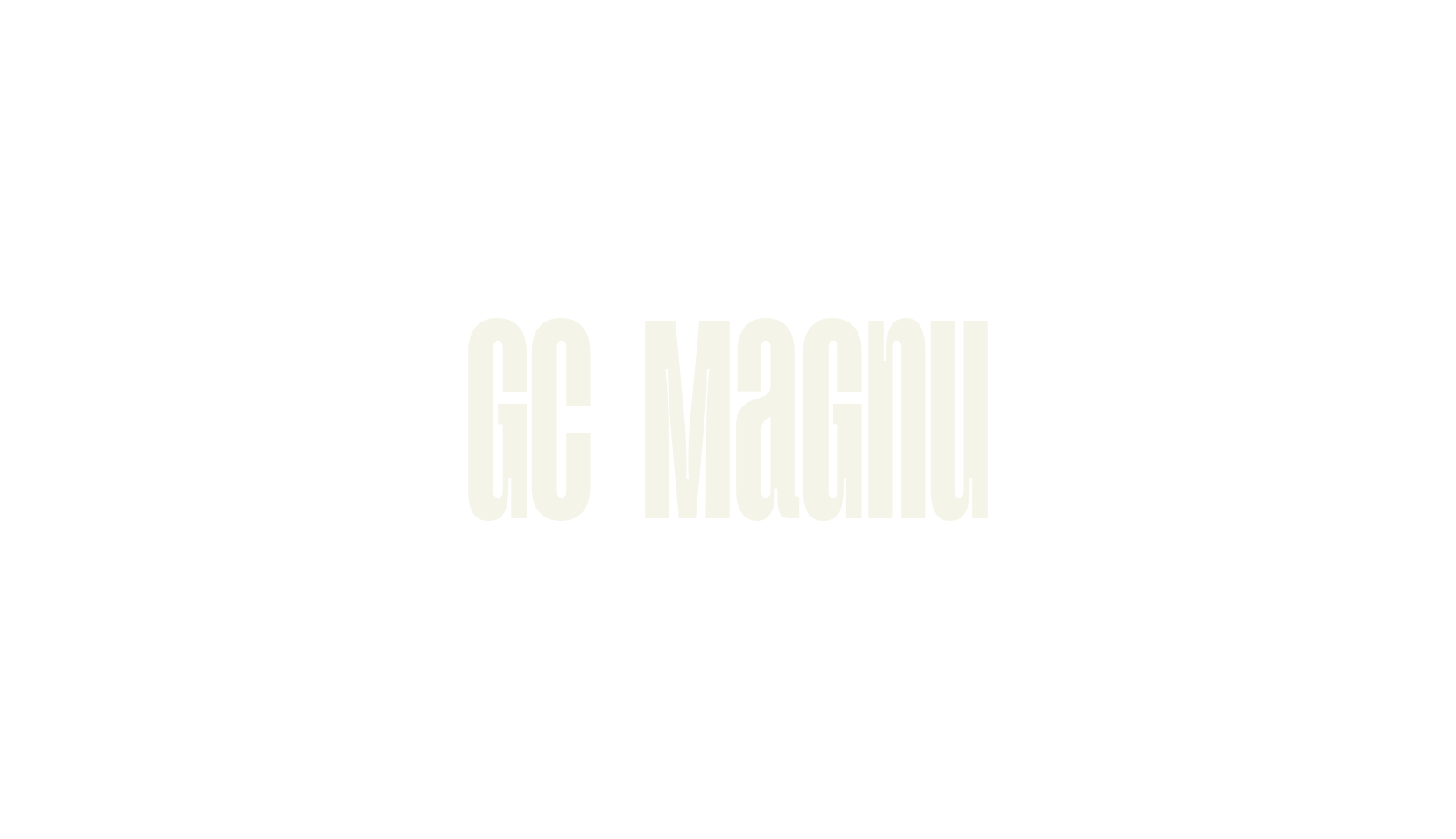 GC Magnu, condensed font preview