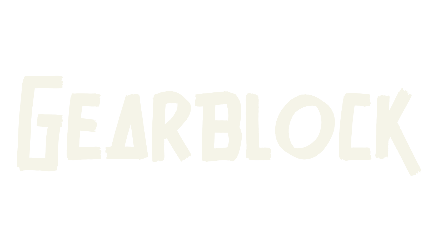 Gearblock, sans font preview