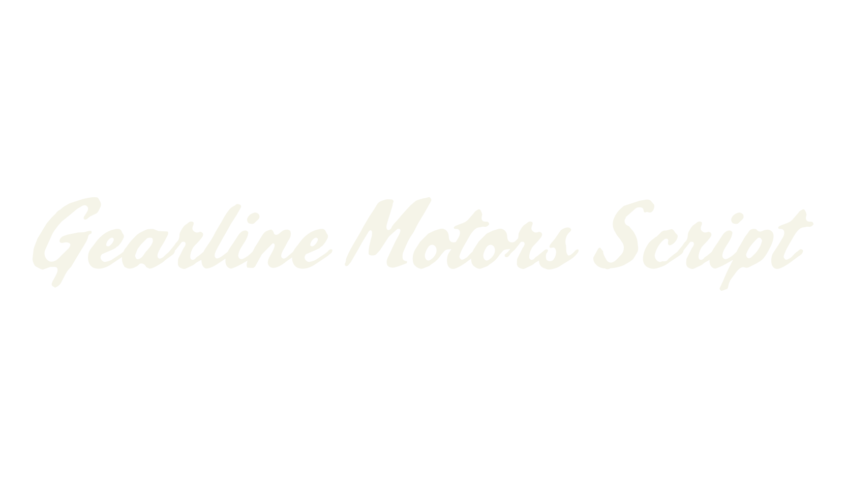 Gearline Motors Script, rubber stamp font preview