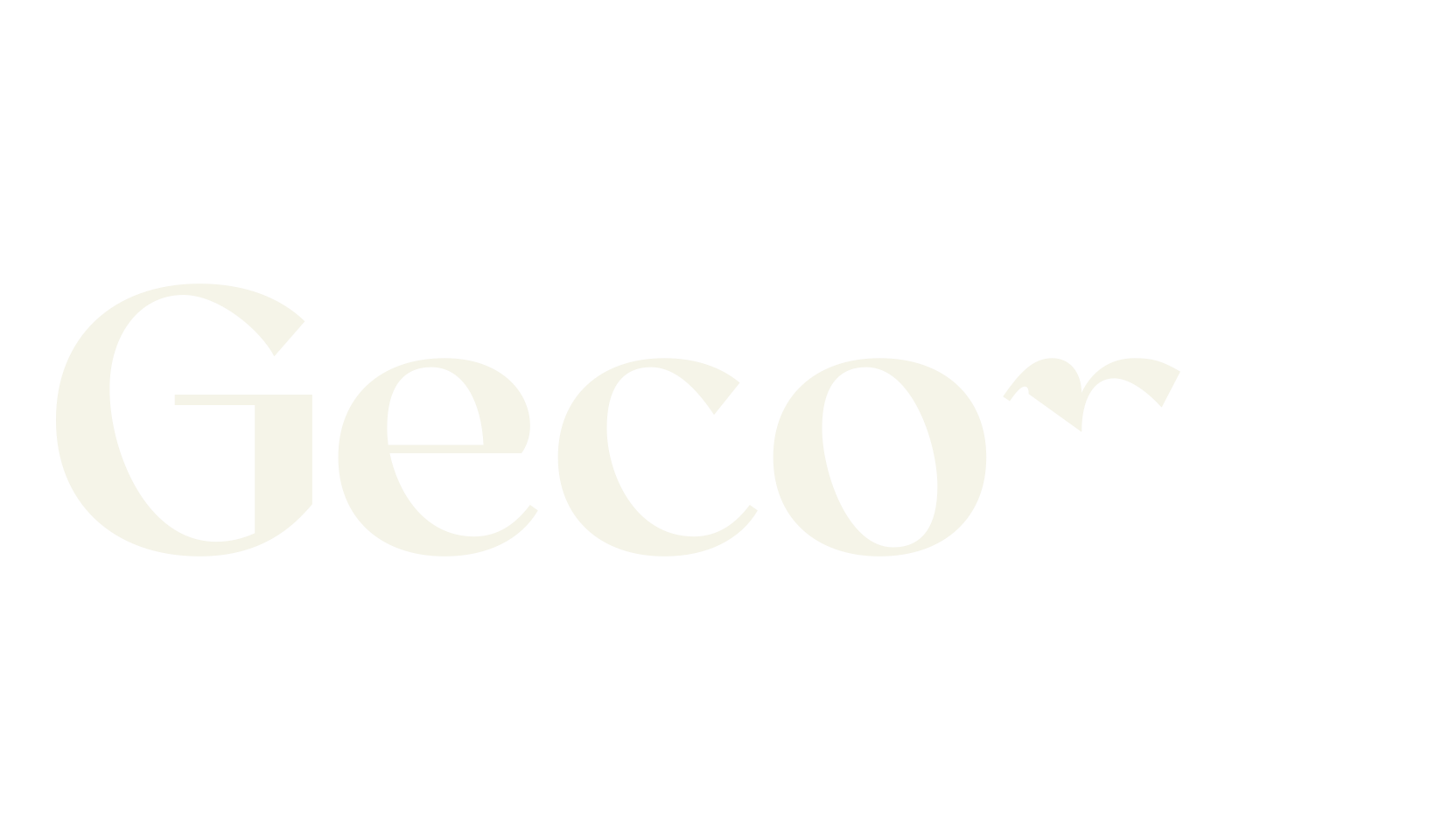 Gecora, sans serif font preview