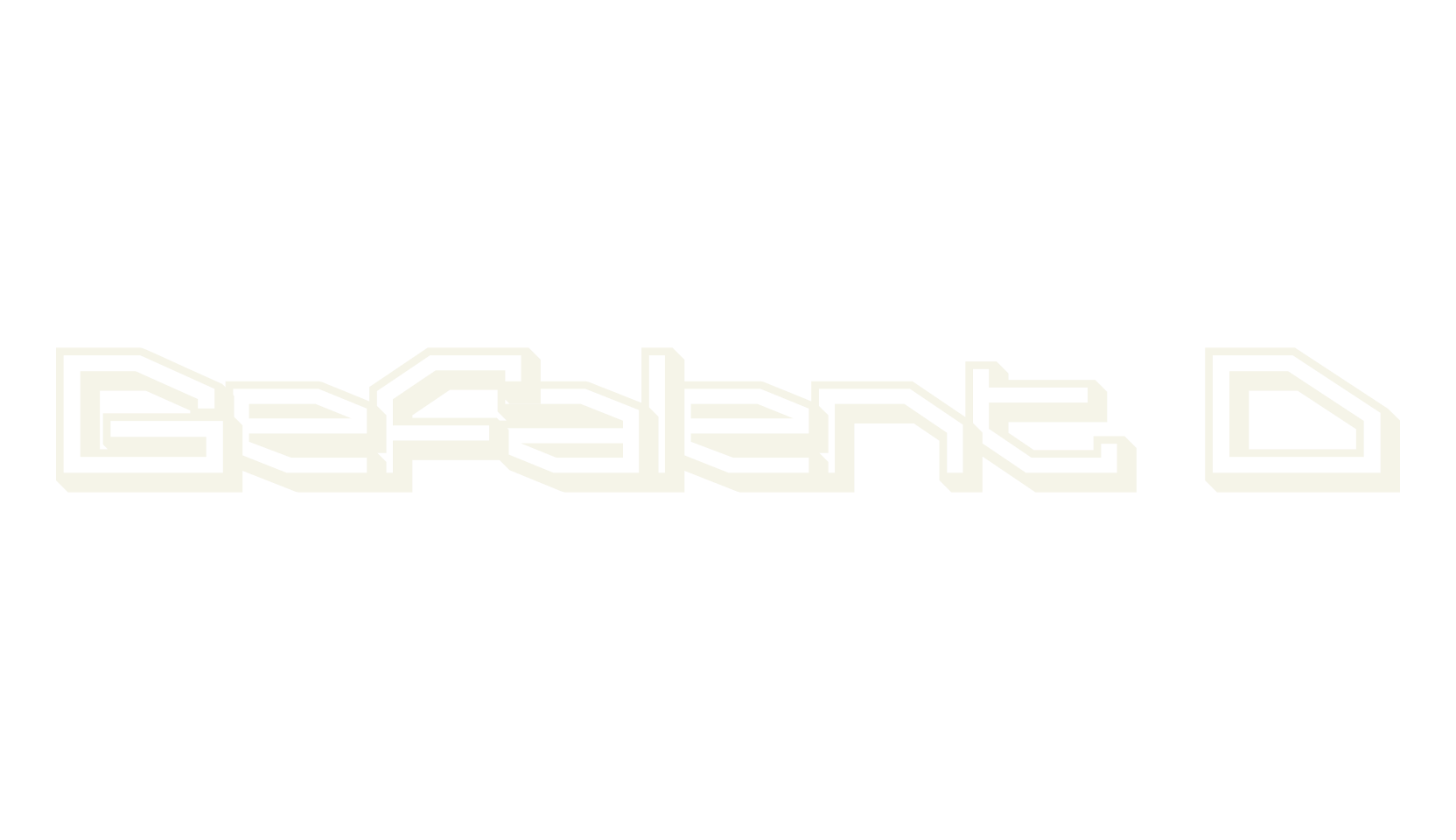 Gefalent 3D, 3d font preview