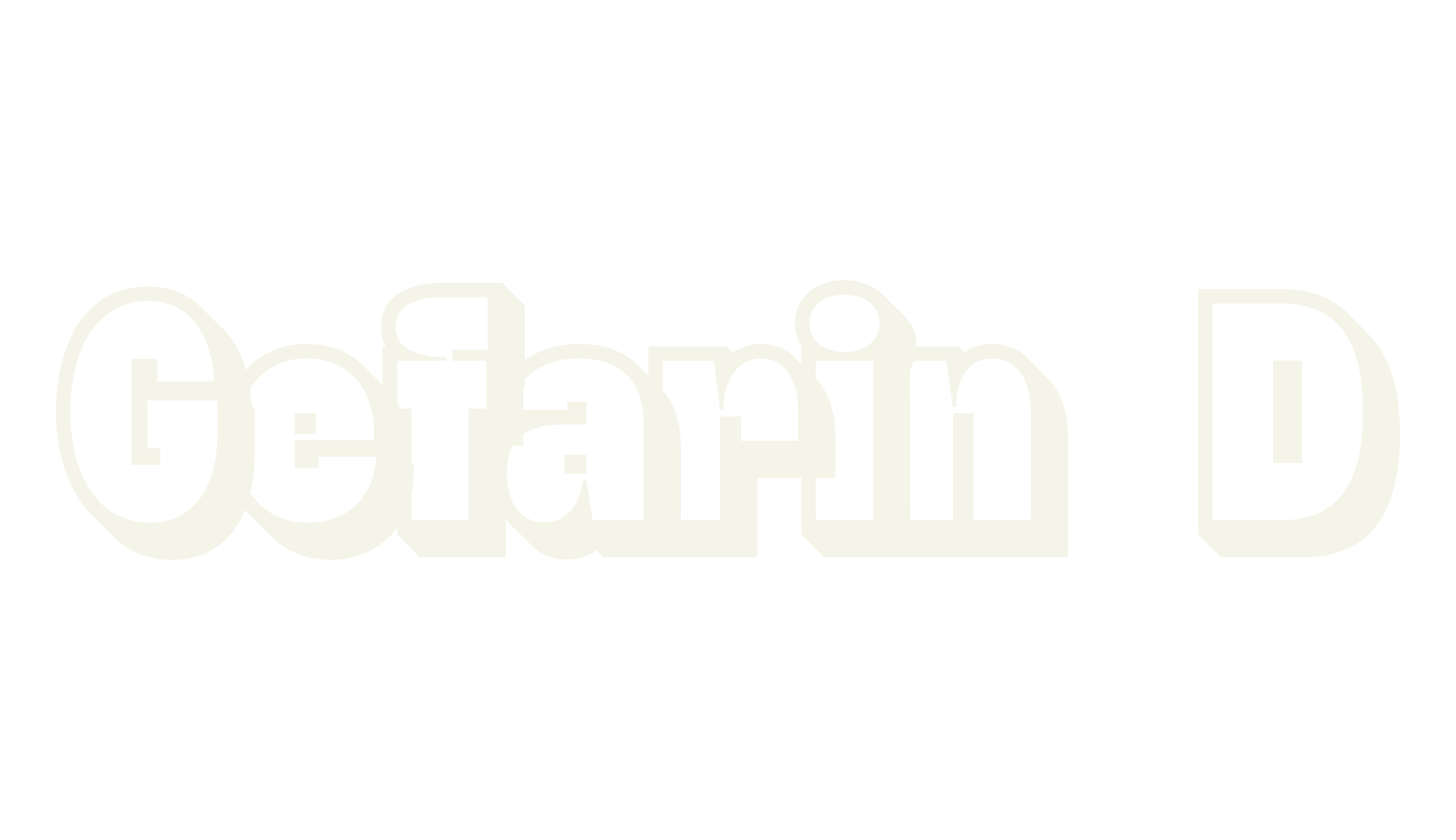 Gefarin 3D, 3d font preview