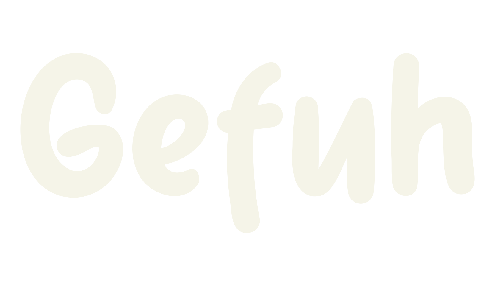 Gefuh, handwriting font preview