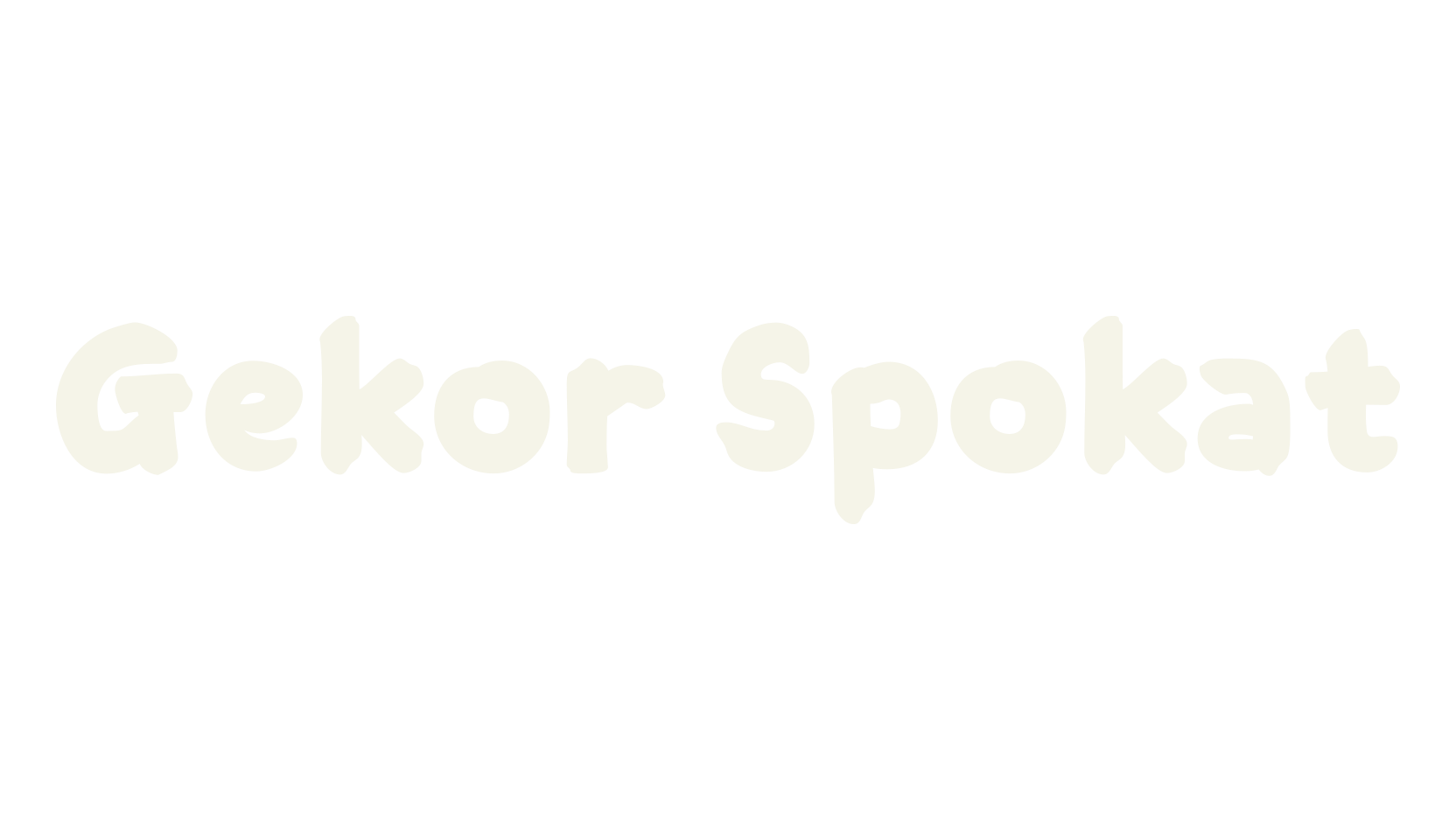 Gekor Spokat, poster font preview