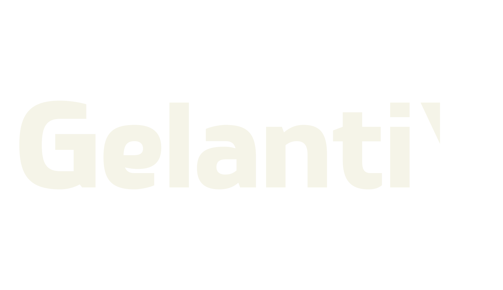 Gelantik, sans serif font preview