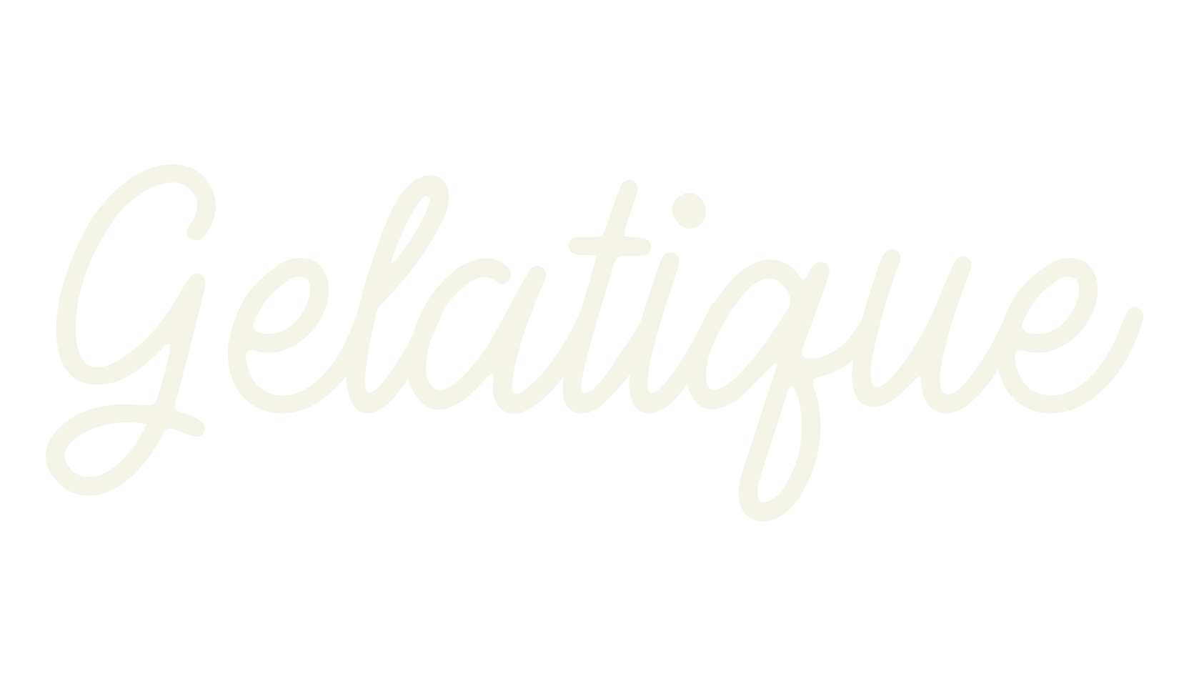 Gelatique, cursive font preview